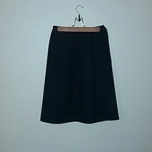 Evan Picone navy wool pencil skirt, 4P